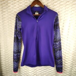 Nike Pro Dri-Fit Purple Long Sleeve Women's  Size Medium